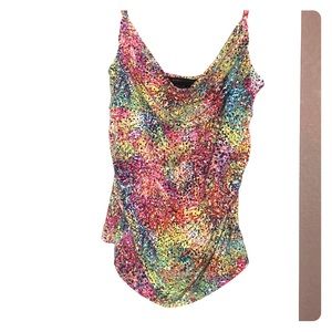 Dressy tank top with built in bra